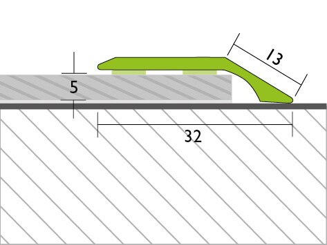 Anpassungsprofil selbstklebend 5 mm, PROFINISH