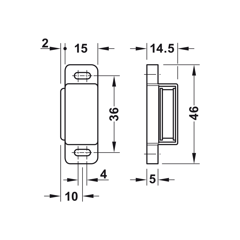 SB-Magnetverschluss braun 2 kg