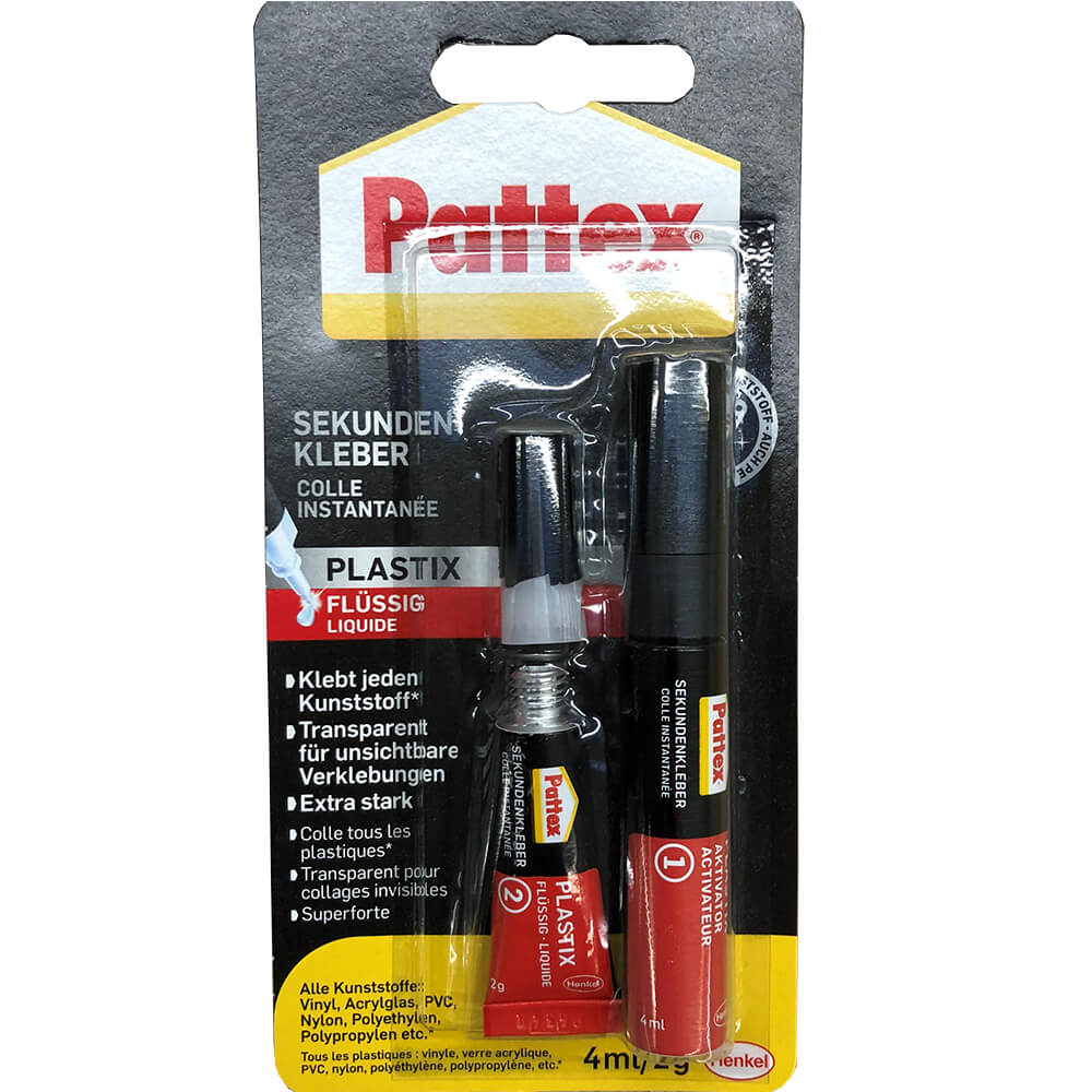 PATTEX Sekundenkleber "Plastix"