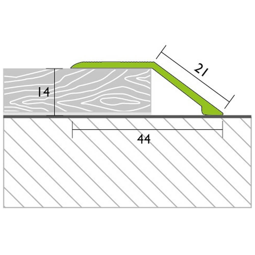 Anpassungsprofil selbstklebend 14 mm, PROFINISH