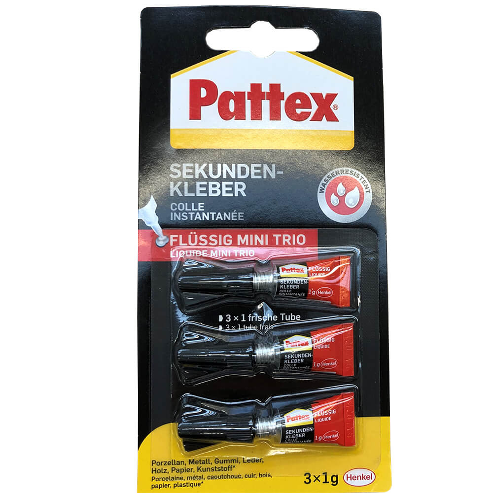 PATTEX Sekundenkleber Mini Trio